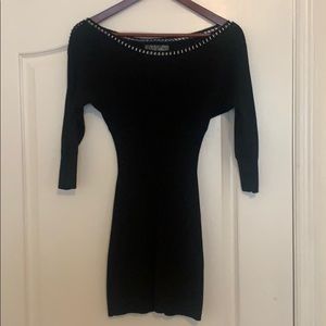 Black short guess dress